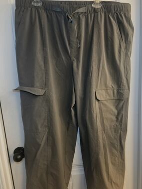 Avia Olive Cargo Pants with Drawstring Waist